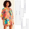 Molde kimono